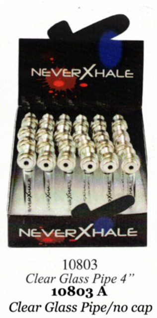 NEVER XHALE PIPE BOX OF 24