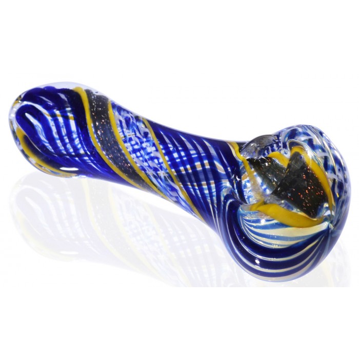 GLASS HAND PIPES 4" DICRO