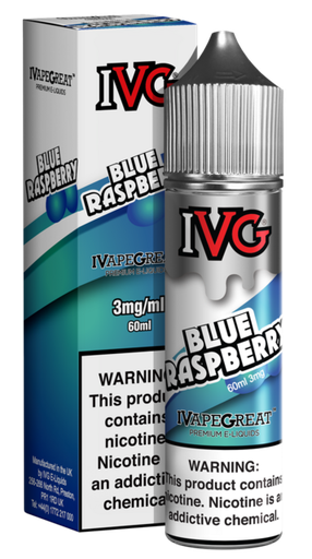 [ITM070720011687] IVG 60ML (BLUE RASPBERRY, 3MG)