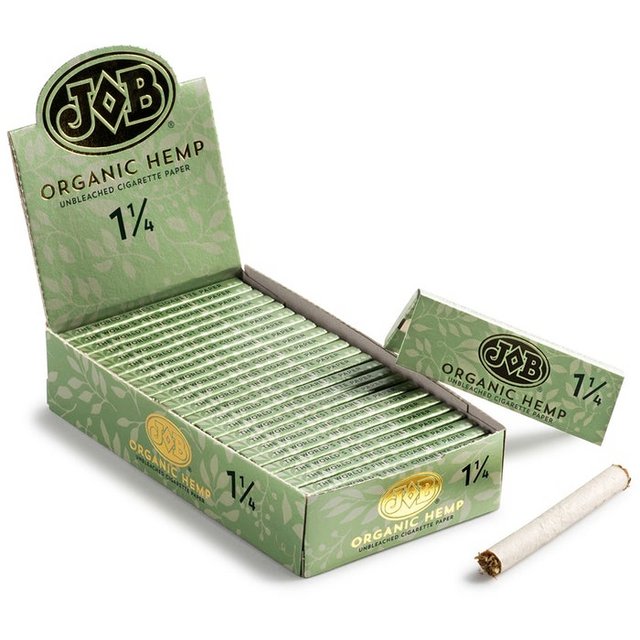 JOB ORGANIC HEMP ROLLING PAPER BOX OF 24