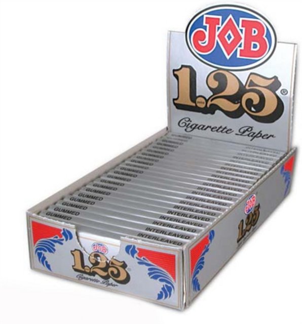 JOB SILVER ROLLING PAPER BOX OF 24