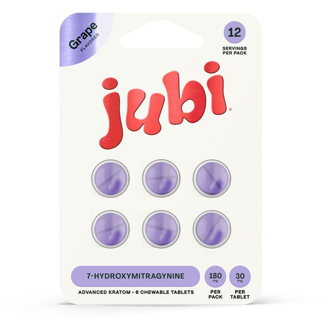 JUBI 30MG 7-HYDROXY ADVANCED KRATOM TABLETS BLISTER 6CT