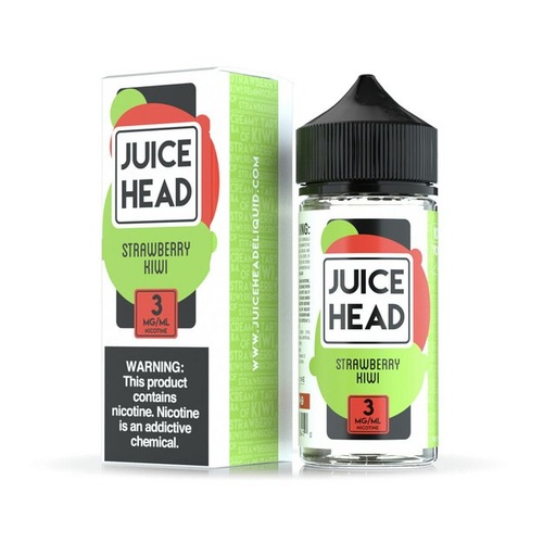 [ITM23062046434643] JUICE HEAD 100ML (STRAWBERRY KIWI, 3MG)