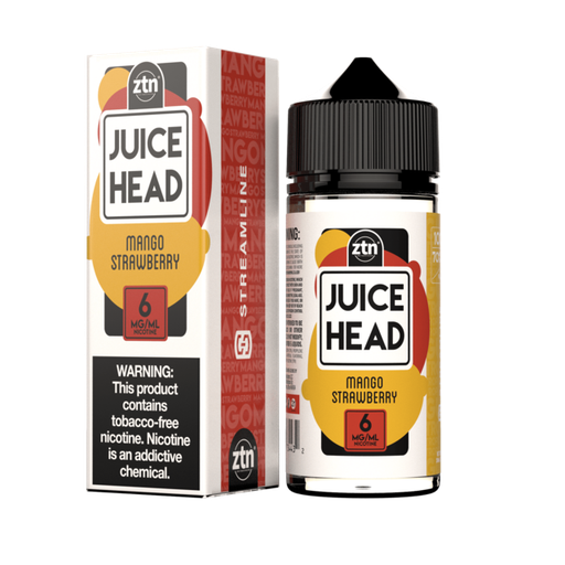 [INTREF05530] JUICE HEAD SYNTHETIC NICOTINE 100ML (MANGO STRAWBERRY, 3MG)