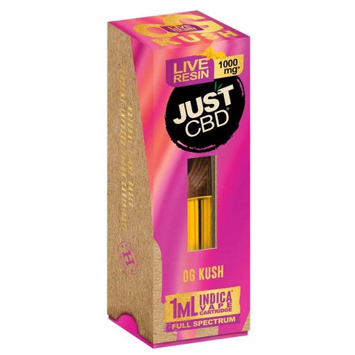 [JUST-21811] JUST CBD 1000MG LIVE RESIN CARTRIDGES (OG KUSH INDICA)