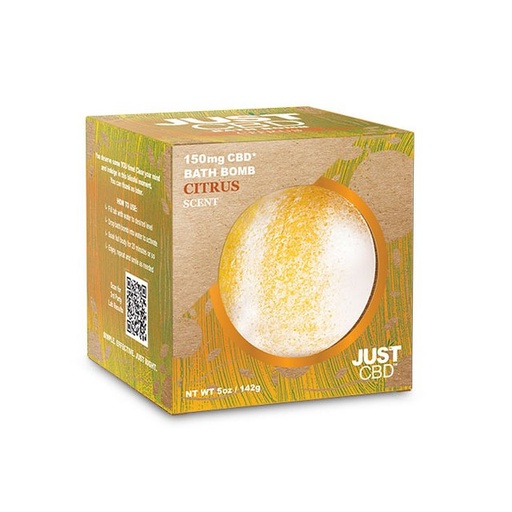 [INTREF03025] JUST CBD BATH BOMB 150MG 4OZ (CITRUS)