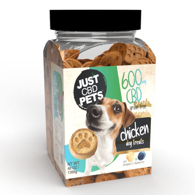 JUST CBD PETS DOG TREATS 600MG