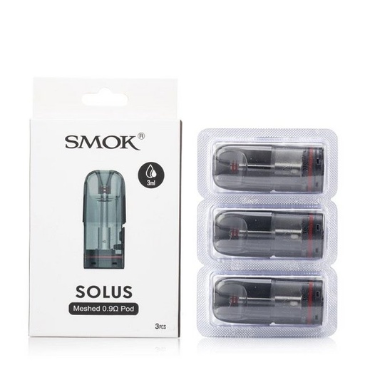 [ITM171121021740] SMOK SOLUS MESHED 0.9OHM POD 3CT
