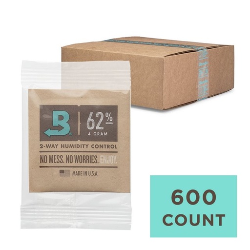 [ITM180821020064] BOVEDA 62% RH SIZE 4 TWO WAY HUMIDITY CONTROL BOX OF 600