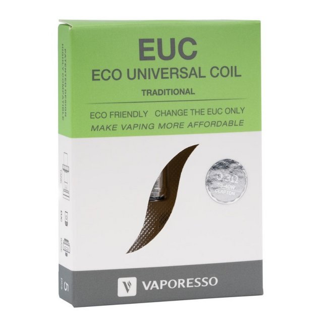 VAPORESSO EUC UNIVERSAL COIL TRADITIONAL 0.3 5PCS EACH PACK BOX OF 10
