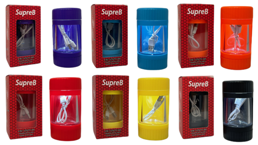 [ITM181121021790] SUPREB LED 4 IN 1 UTILITY JAR WITH GRINDER