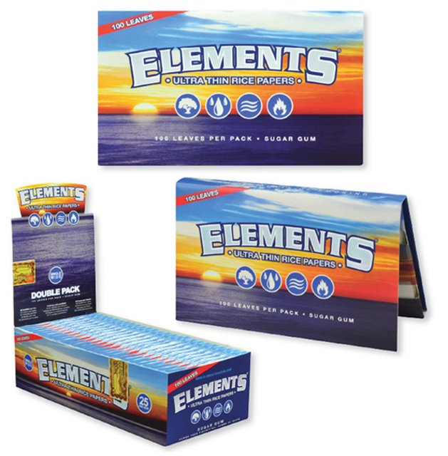 ELEMENTS ORIGINAL SINGLE WIDE 50CT BOX OF 50
