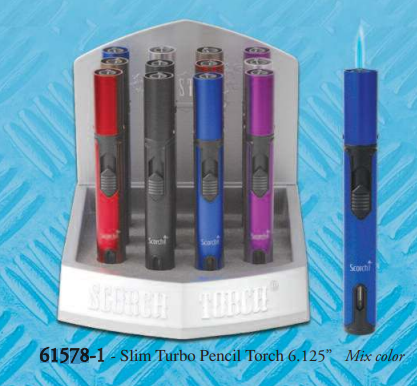 SCORCH TORCH SLIM PENCIL TURBO #61578 BOX OF 12
