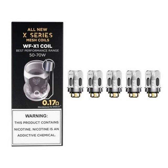 X SERIES WF-X1 COIL MESH COILS 0.17OHM 5CT