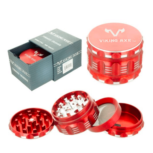 [ITM23062078377837] VIKING AXE GRINDER 40MM 4PARTS ASSORTED COLORS