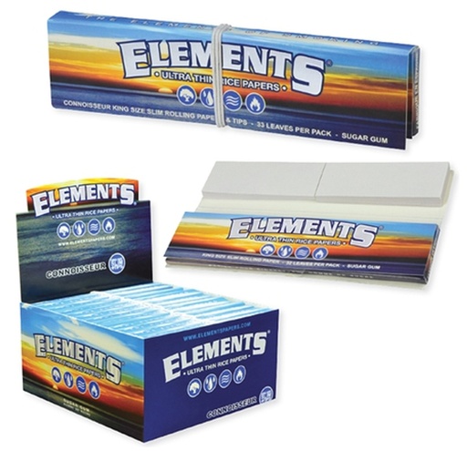 [ITM23062079147914] ELEMENTS KINGSIZE ULTRA THIN PAPERS 33CT BOX OF 50