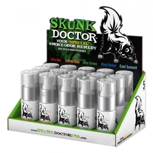 [ITM23062080778077] SKUNK DOCTOR SMOKE ODOR SPRAY 1OZ BOX OF 15