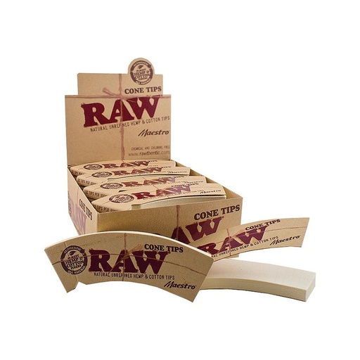 [ITM23062081458145] RAW CONE TIPS MAESTRO 32CT BOX OF 24