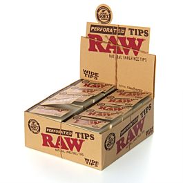 [ITM23062081488148] RAW PERFORATED WIDE TIPS 50 PER BOX