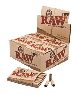 [ITM23062081558155] RAW PRE-ROLLED TIPS 21CT BOX OF 20