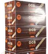 [ITM23062081648164] OCB 84MM UNBLEACHED HOLLOW TIP TUBES 200CT BOX OF 5