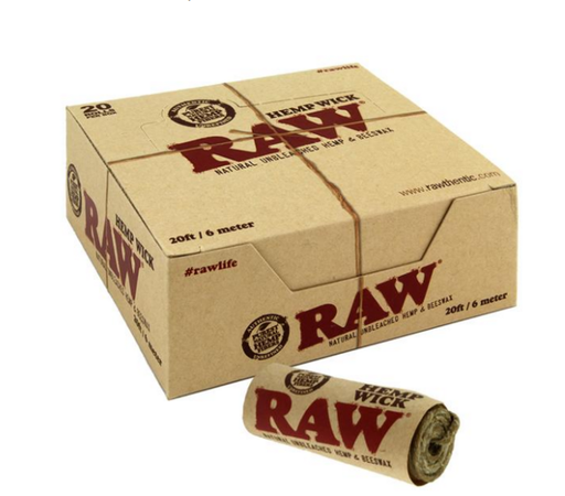 [ITM23062081938193] RAW HEMP & BEESWAX WICK 20FT / 6METER 20 ROLLS PER BOX