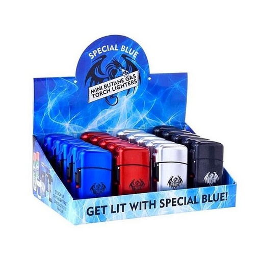 [ITM23062082778277] SPECIAL BLUE CLASSIC METAL LIGHTER #LT103 BOX OF 20