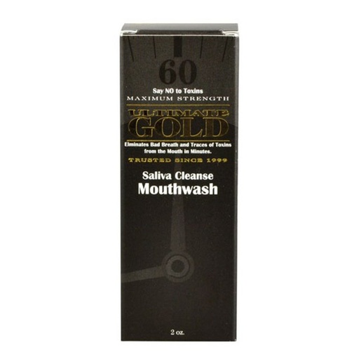 [ITM23062083268326] ULTIMATE GOLD SALIVA CLEANSE MOUTHWASH 2OZ