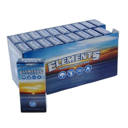 [ITM23062090439043] ELEMENTS SUPER SLIM FILTERS BOX OF 20