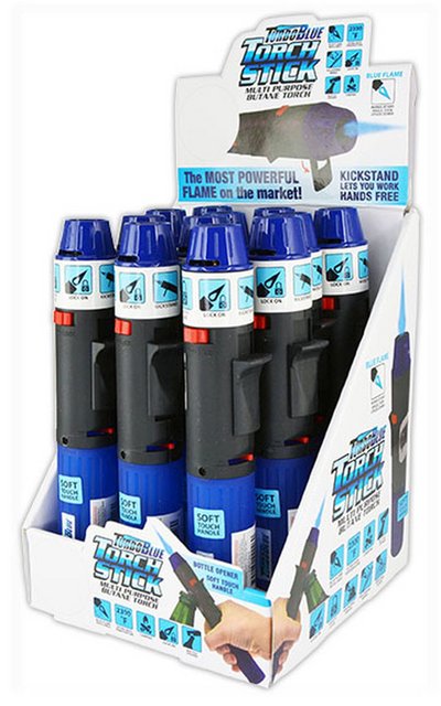 TURBO BLUE LITE STICK TORCH BOX OF 12 #022226