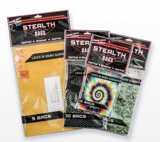 [ITM23062098089808] STEALTH BAGS 6 X 9 INCH 5CT ASSORTED DESIGN