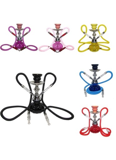 [ITM230720013094] ZEBRA HOOKAH X3 1HOSE ASSORTED COLORS
