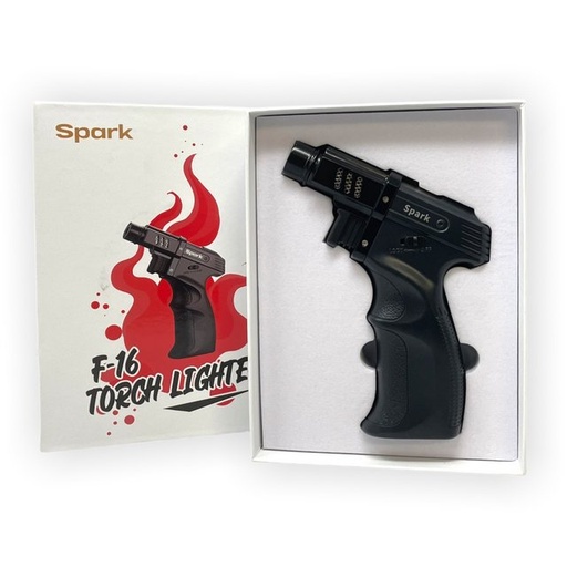 [ITM231121021823] SPARK F-16 TORCH LIGHTER BLACK