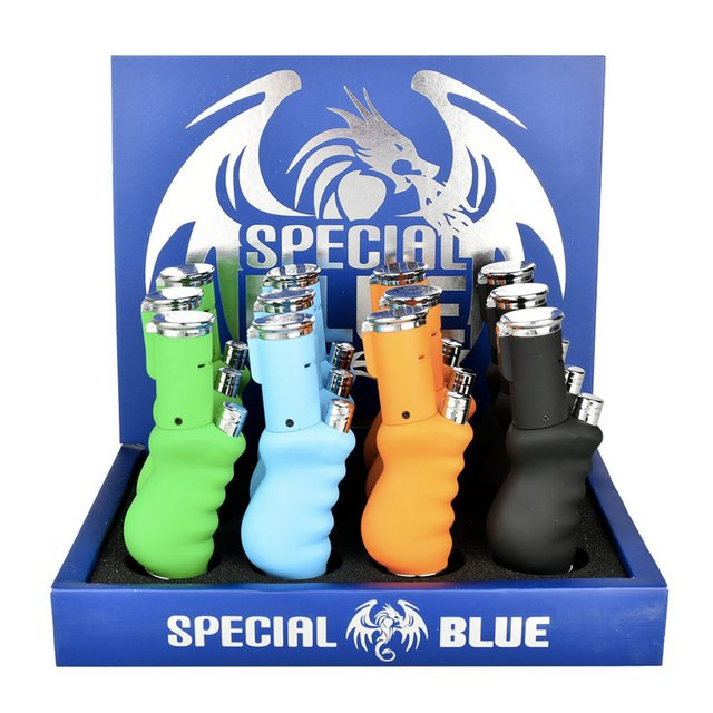 SPECIAL BLUE SAXOPHONE TORCH LIGHTER LT117 BOX OF 12