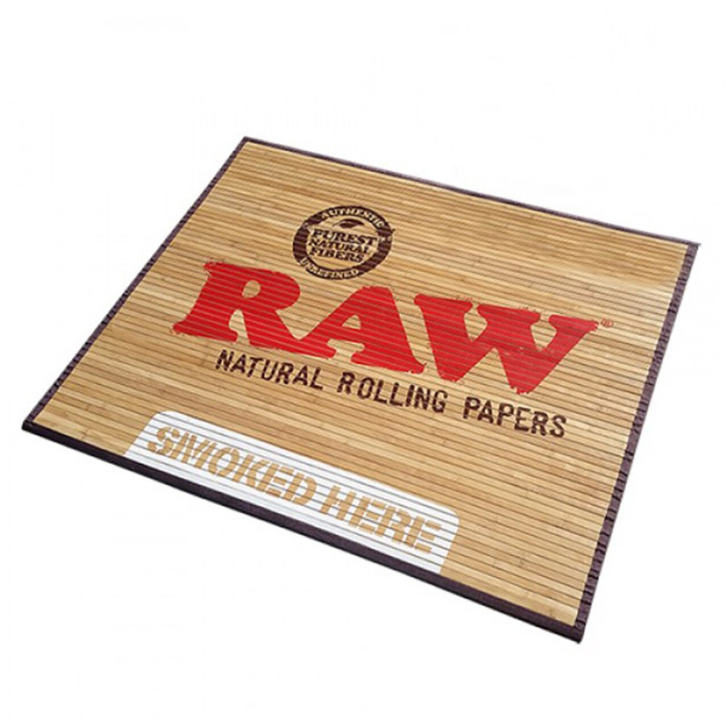 RAW GIANT BAMBOO ROLLING FLOOR MAT
