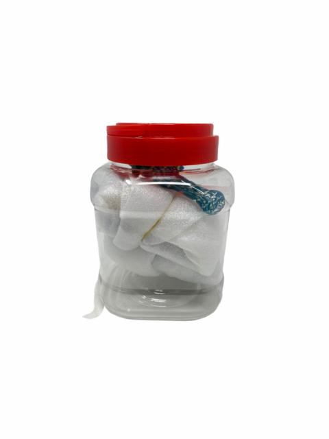 GLASS CHILLUMS ASSORTED COLORS AND DESIGNS 15CT JAR