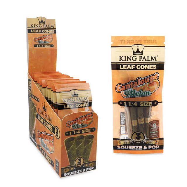 KING PALM 1 1/4 LEAF CONES 3CT BOX OF 15