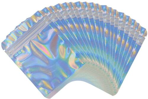 LARGE HOLOGRAPHIC BAGS ASSORTED DESIGNS 100CT