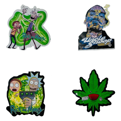 [NEW-01783] MULTI-DESIGN SMELL PROOF BAG 100CT