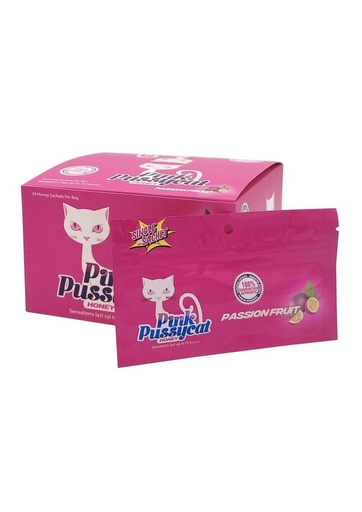 [PINK-10402] PINK PUSSYCAT PASSION FRUIT HONEY SENSUAL ENHANCEMENT BOX OF 24