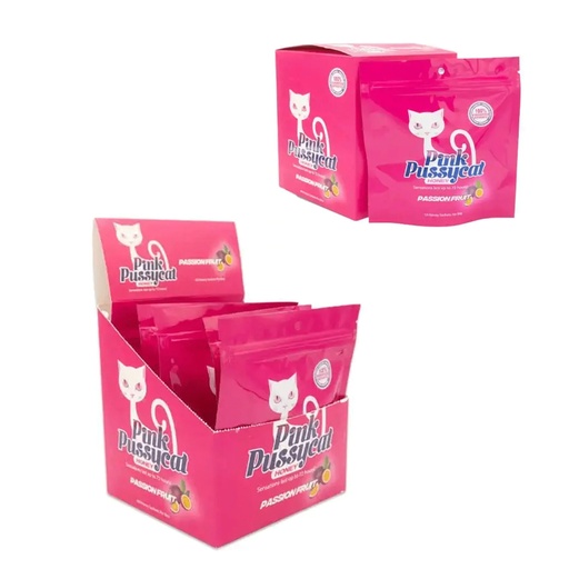 [PINK-14319] PINK PUSSYCAT PASSION FRUIT HONEY SENSUAL ENHANCEMENT BAG OF 12