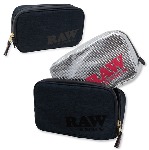 [RAW-02154] RAW SMELL PROOF BAG IN A BAG FULL OUNCE MEDIUM BLACK TONAL