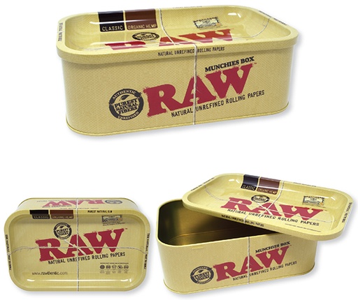 [RAW-02248] RAW MUNCHIES BOX WITH TRAY LID