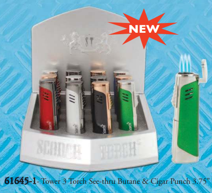 [SCOR-07699] SCORCH TORCH LIGHTER #61645 BOX OF 12
