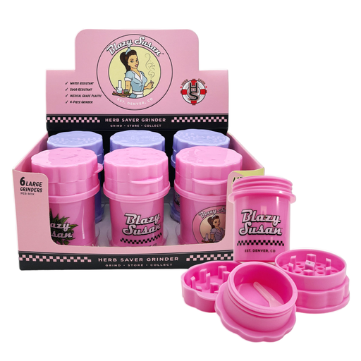 [BLAZ-12654] BLAZY SUSAN X HERBSAVER LARGE GRINDER BOX OF 6