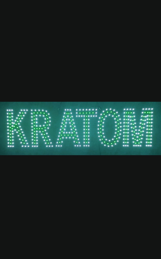 BUSINESS IMAGE SIGN LED (KRATOM) DESIGN