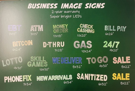 [BUS-01644] BUSINESS IMAGE SIGN LED (WATER PIPE) DESIGN