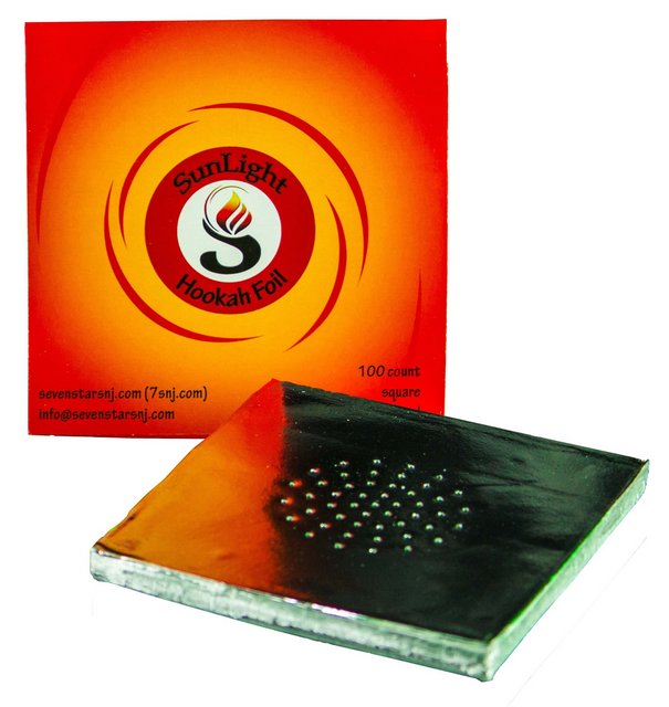 SUNLIGHT SQUARE HOOKAH FOIL PRE-CUT 100CT