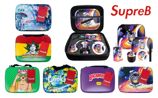 [SUPR-06372] SUPREB JUICE BONG SET ASSORTED DESIGNS