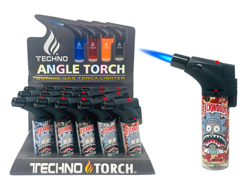 TECHNO TORCH #98139-RW1 BACKWOODS RICK TORCH LIGHTER BOX OF 15